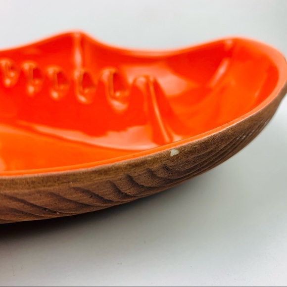 VTG ORANGE LEAF ASHTRAY (7002) - Picture 6 of 9